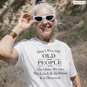 Camiseta Unisex - Pessoas Idosas