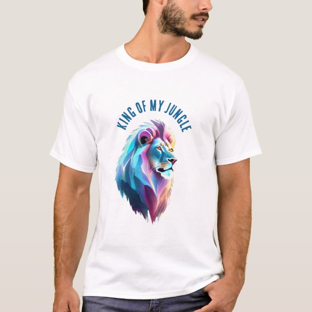 Camiseta Unisex "Rei Da Minha Própria Selva" (Frente)