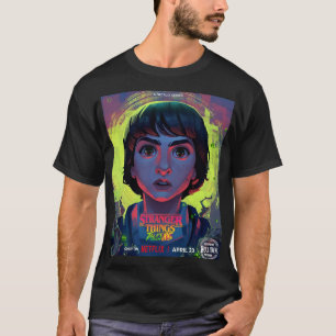 Camiseta Unisex ST Tales From'85 (Mike) (Preta)