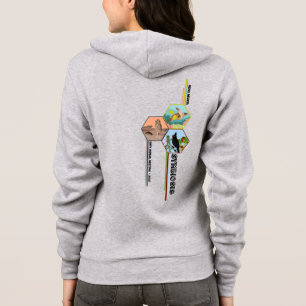 Camiseta Unisex Zip Hoodie com logotipo de reunião anual 2