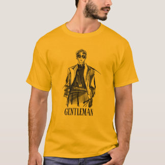 Camiseta Unissex Clássica Dourada Bonita