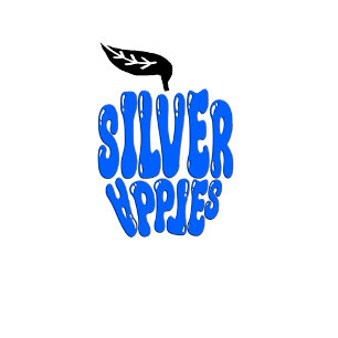 Camiseta Unissex da Banda Silver Apples Blue Scrip