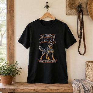 Camiseta Unissex Divertida do Cão de Gado Australi