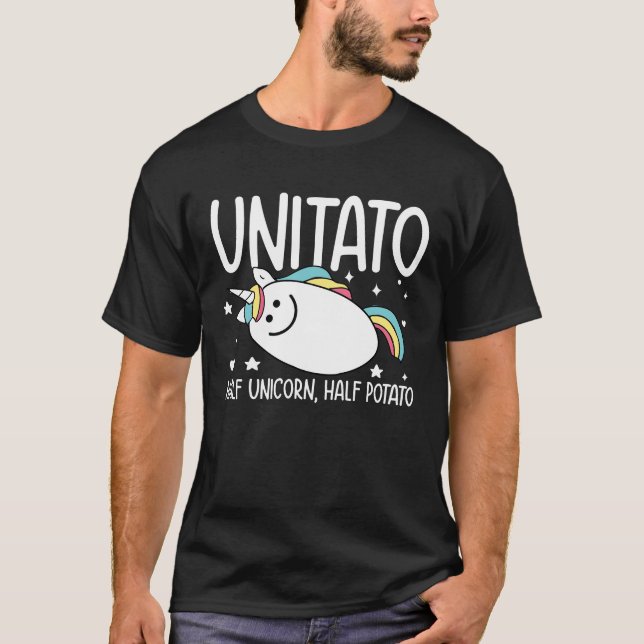 Camiseta Unitato Half Unicorn Half Potato (Frente)