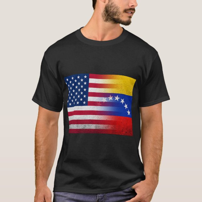 Camiseta United in Freedom: A Fusion of the Flags (Frente)