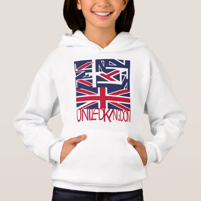 Camiseta United Kingdom UK flag BY MASANSER PIXELAT (Frente)