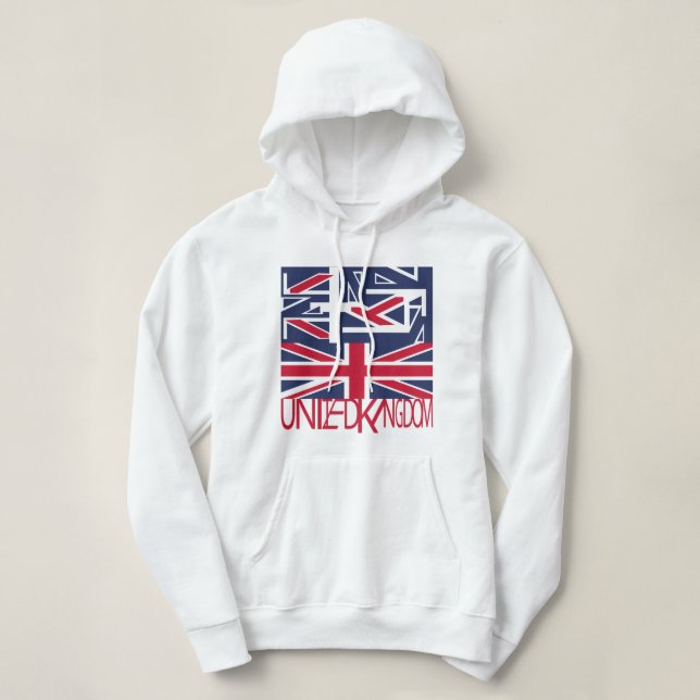 Camiseta United Kingdom UK flag BY MASANSER PIXELAT (Frente do Design)