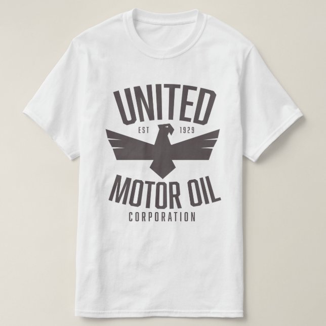Camiseta United Motor Oil Corporation, (Frente do Design)