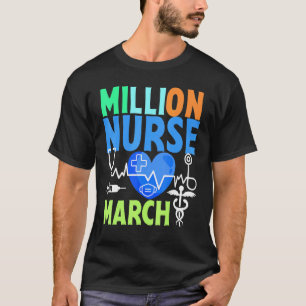 Camiseta United Nurses March Million Nurse March 12 de maio