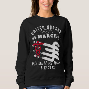 Camiseta United Nurses March Million Nurse March 12 de maio