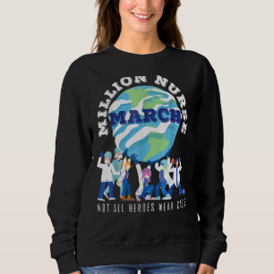 Camiseta United Nurses March Million Nurse March 12 de maio