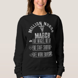 Camiseta United Nurses March Million Nurse March 12 de maio