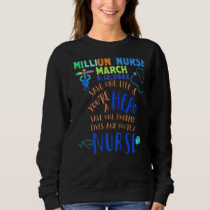 Camiseta United Nurses March Million Nurse March 12 de maio
