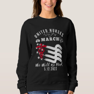 Camiseta United Nurses March Million Nurse March 12 de maio