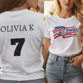 Camiseta United States 2026 Soccer Personalized Name Number