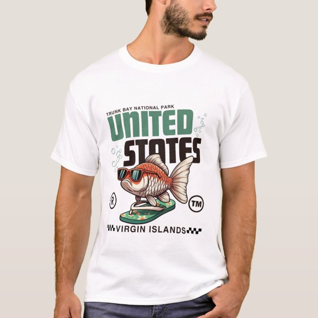 Camiseta United States Virgin Islands: Bay park (Frente)