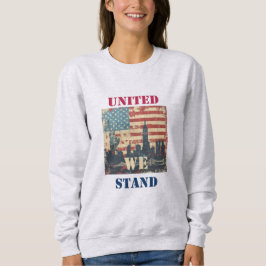 Camiseta United We Stand | Design Patriótico Americano