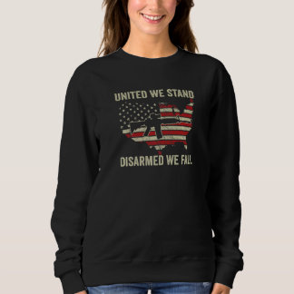 Camiseta United We Stand Disarmed We Fall  Pro Guns AR15 US