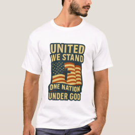 Camiseta United We Stand - Faith & Freedom USA