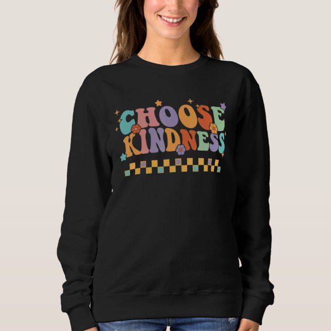 Camiseta Unity Day Choose Kindness Anti bullying Groovy Be  (Frente)