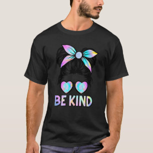 Camiseta Unity Day Orange Kids Tie Dye Messy Bun Seja Kind