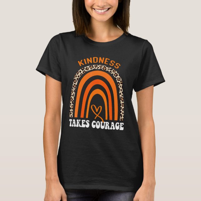 Camiseta Unity Day Orange Kindness Takes Courage (Frente)