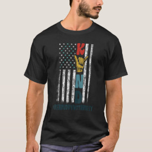 Camiseta Unity Day USA flag Be Kind Anti bullying