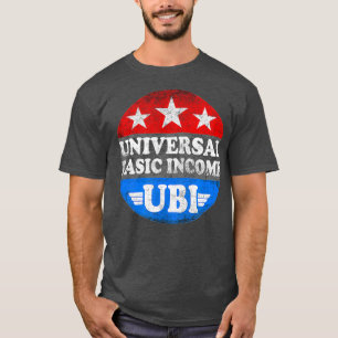 Camiseta Universal Basic Income Cidadãos Dividendo Justiça