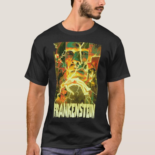 Camiseta Universal Monsters Artist Series Frankenstein Post (Frente)