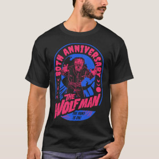 Camiseta Universal Monsters Artist Serieshe Wolfman Stamp f