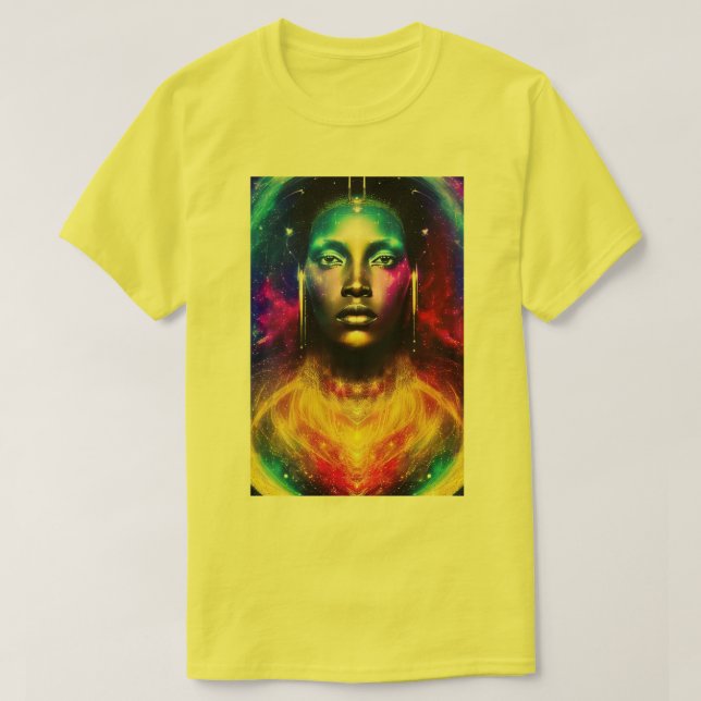 Camiseta Universal Space Goddess (Frente do Design)