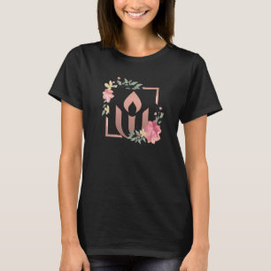 Camiseta Universalismo Unitário floral moderno