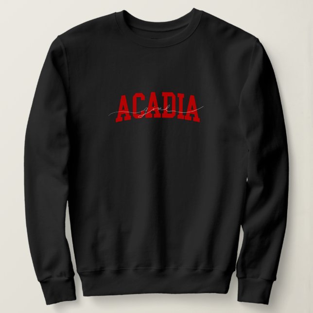 Camiseta Universidade Acadia  (Frente do Design)