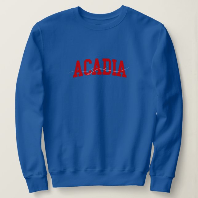 Camiseta Universidade Acadia  (Frente do Design)