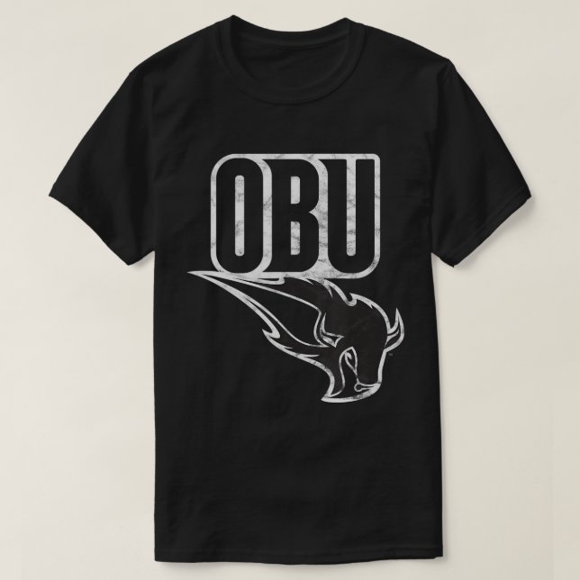 Camiseta Universidade Batista de Oklahoma OBU Bison Large T (Frente do Design)