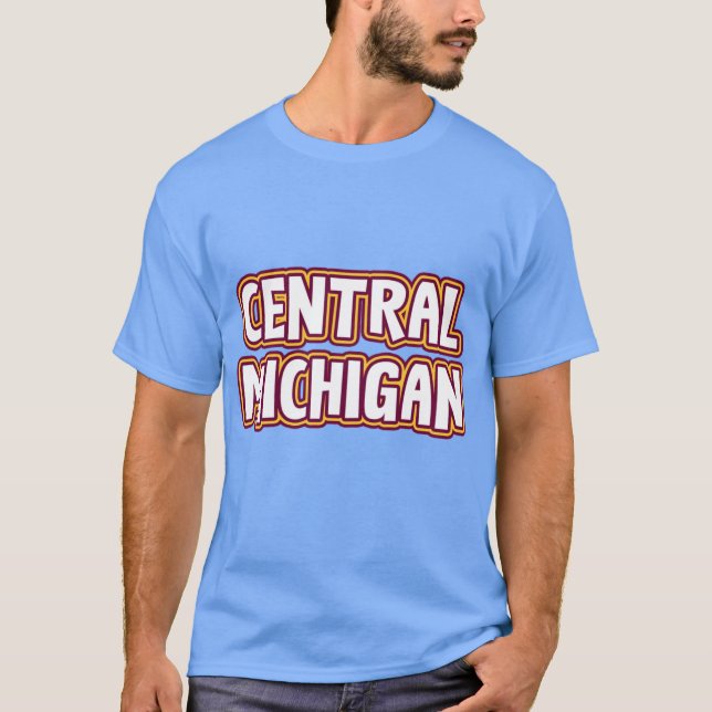 Camiseta Universidade Central de Michigan da CMU (Frente)