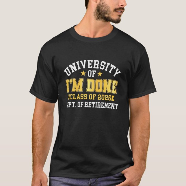 Camiseta Universidade Da Minha Turma De 2026 Professor Apos (Frente)