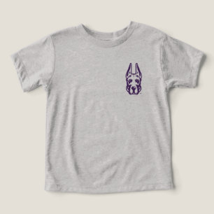 Camiseta Universidade de Albany Great Dane Mascot Head