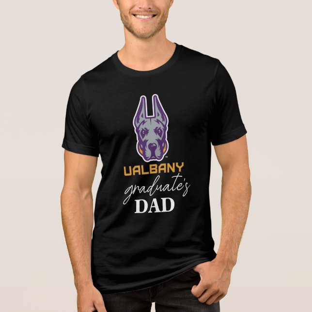 Camiseta Universidade de Albany Great Danes (Frente)