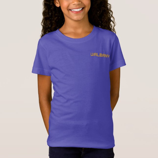 Camiseta Universidade de Albany Wordmark (Frente)
