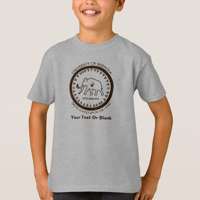 Camiseta Universidade de Beringia Mammoth (Frente)
