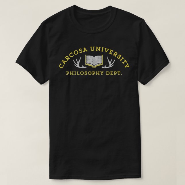 Camiseta Universidade de Carcosa (Frente do Design)