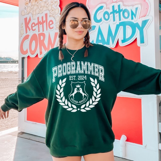 Camiseta Universidade de graduação personalizada de program (Criador carregado)