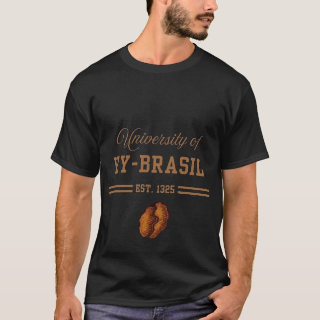 Camiseta Universidade de Hy-Brasil, Est. 1325 (Frente)