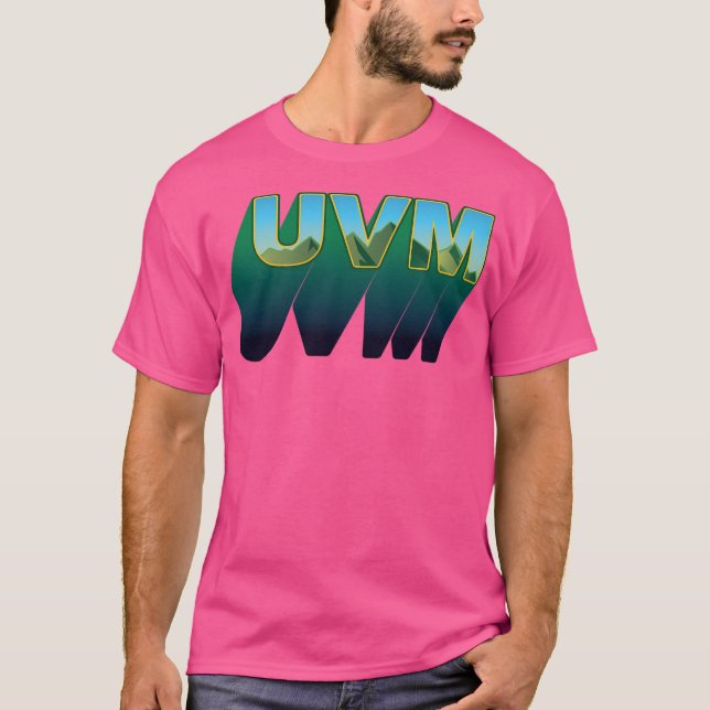 Camiseta Universidade De Vermont Mountain (Frente)