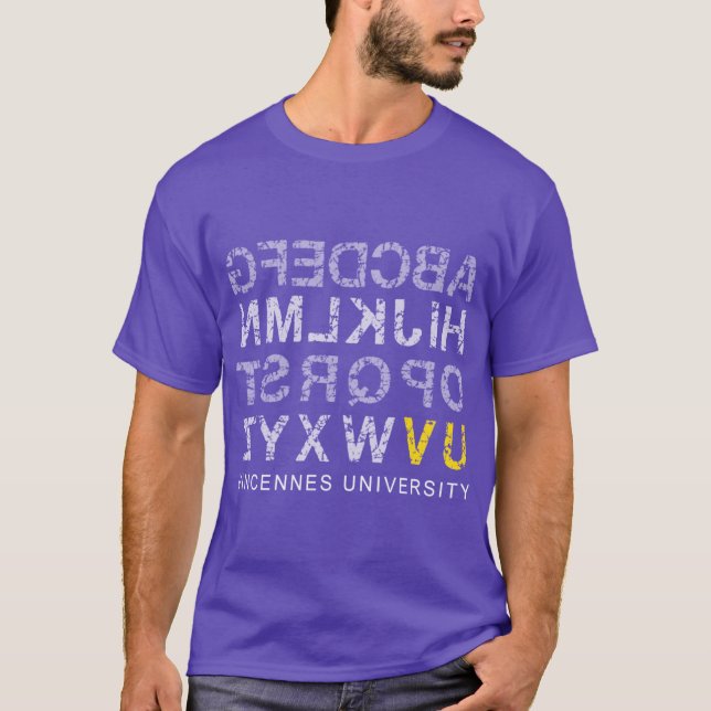 Camiseta Universidade de Vincennes (Frente)
