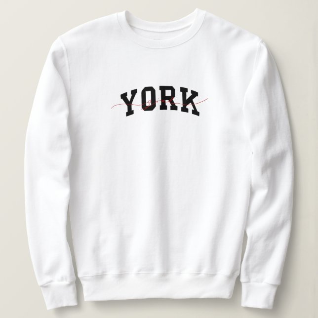Camiseta Universidade de York  (Frente do Design)