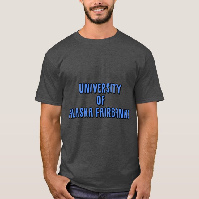 Camiseta Universidade do Alasca Fairbanks 1 (Frente)