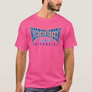 Camiseta universidade do nordeste de illinois