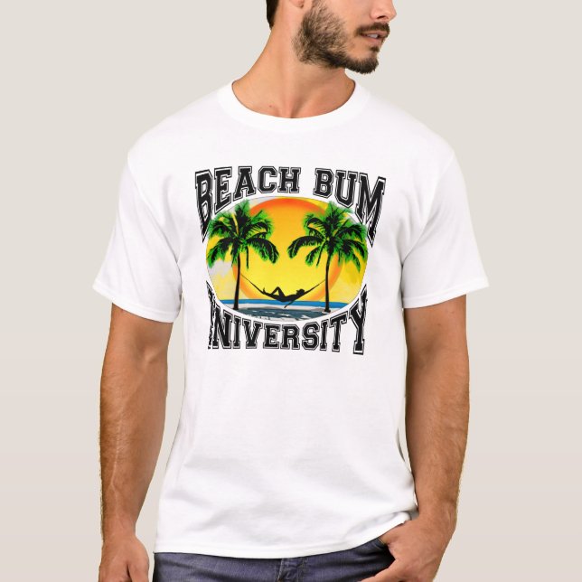 Camiseta Universidade do vagabundo da praia (Frente)